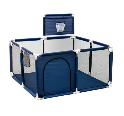 IMBABY Baby Playpen – Safety Barrier with Balls Pool, Basketball & Football for Kids - # BOT&G511510001