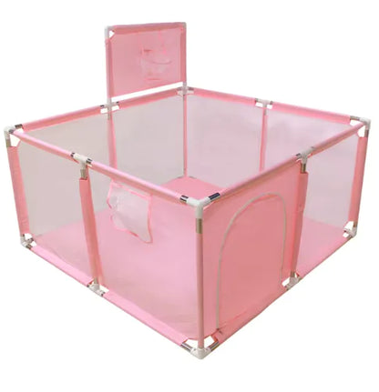 IMBABY Baby Playpen – Safety Barrier with Balls Pool, Basketball & Football for Kids - # BOT&G511510001