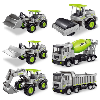 Imitation Alloy Inertia Engineering Vehicle Toys | Excavator - # BOT&G21910006 & BOT&G22910007