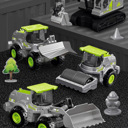 Imitation Alloy Inertia Engineering Vehicle Toys | Excavator - # BOT&G21910006 & BOT&G22910007