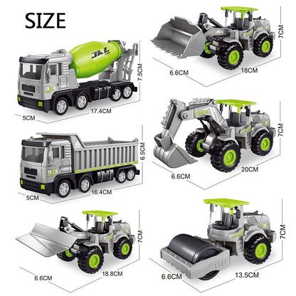 Imitation Alloy Inertia Engineering Vehicle Toys | Excavator - # BOT&G21910006 & BOT&G22910007