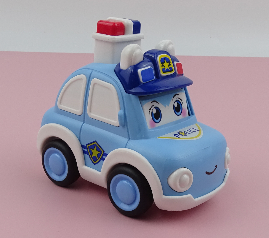 Inertia-Activated Cartoon Emergency Vehicle Toy Set - # GIT&G71910002 & BOT&G21910007