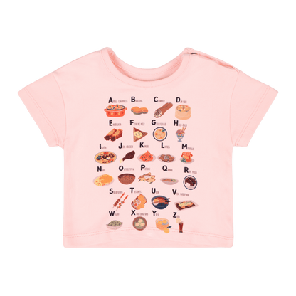 Infant Alphabet T-Shirt – Multicultural Baby Tee with Educational Print