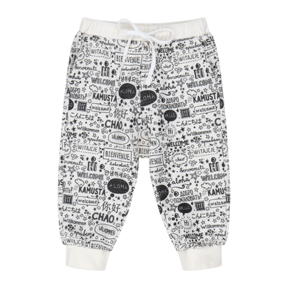 Infant Hello Jogger Set – Multicultural Baby Outfit