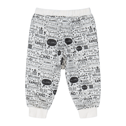 Infant Hello Jogger Set – Multicultural Baby Outfit