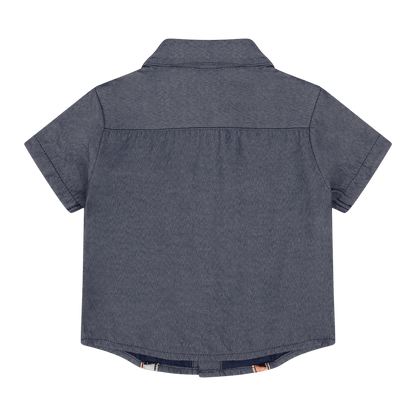 Baby Hemd Shirt – Short Sleeve Multicultural Button-Down for Kids