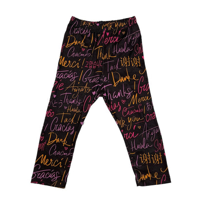 Infant Thank You Leggings - Multicultural Baby Apparel | Cozy Everyday Wear