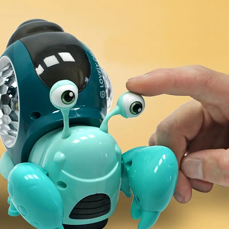 Interactive Escape Crawling Crab Baby Toy | With Music & Lights | 0-24 months - # BAGE81110023