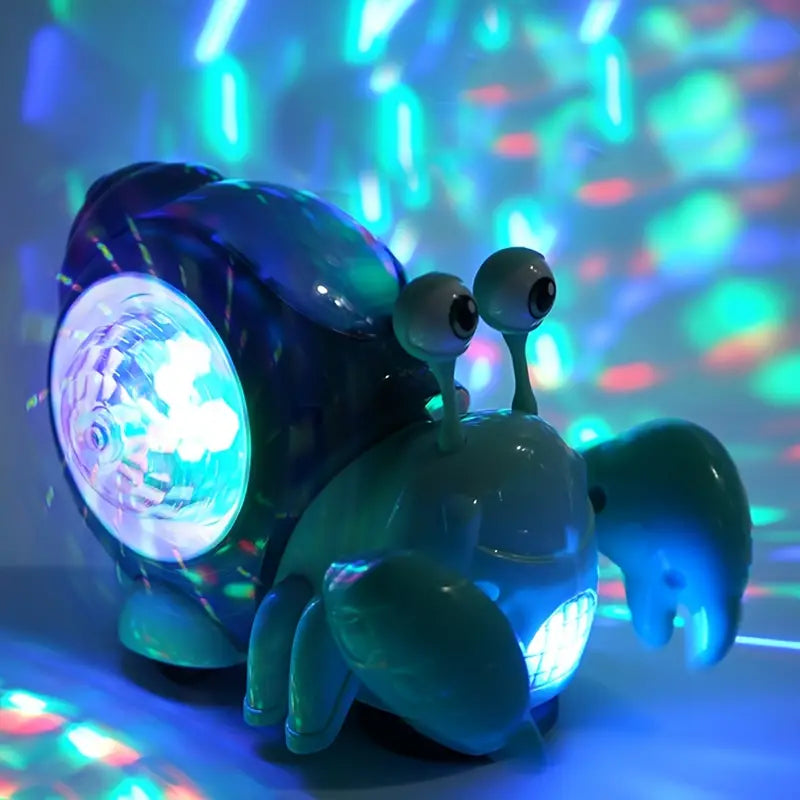 Interactive Escape Crawling Crab Baby Toy | With Music & Lights | 0-24 months - # BAGE81110023