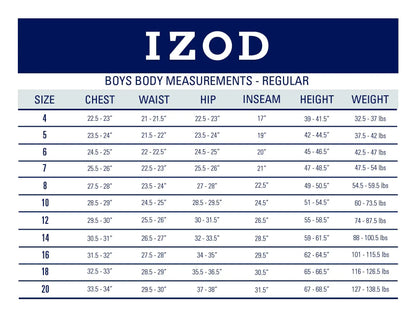 IZOD Boys' Long Sleeve Solid Button-Down Collared Oxford Shirt with Chest Pocket 2T White - # BOAA11510006