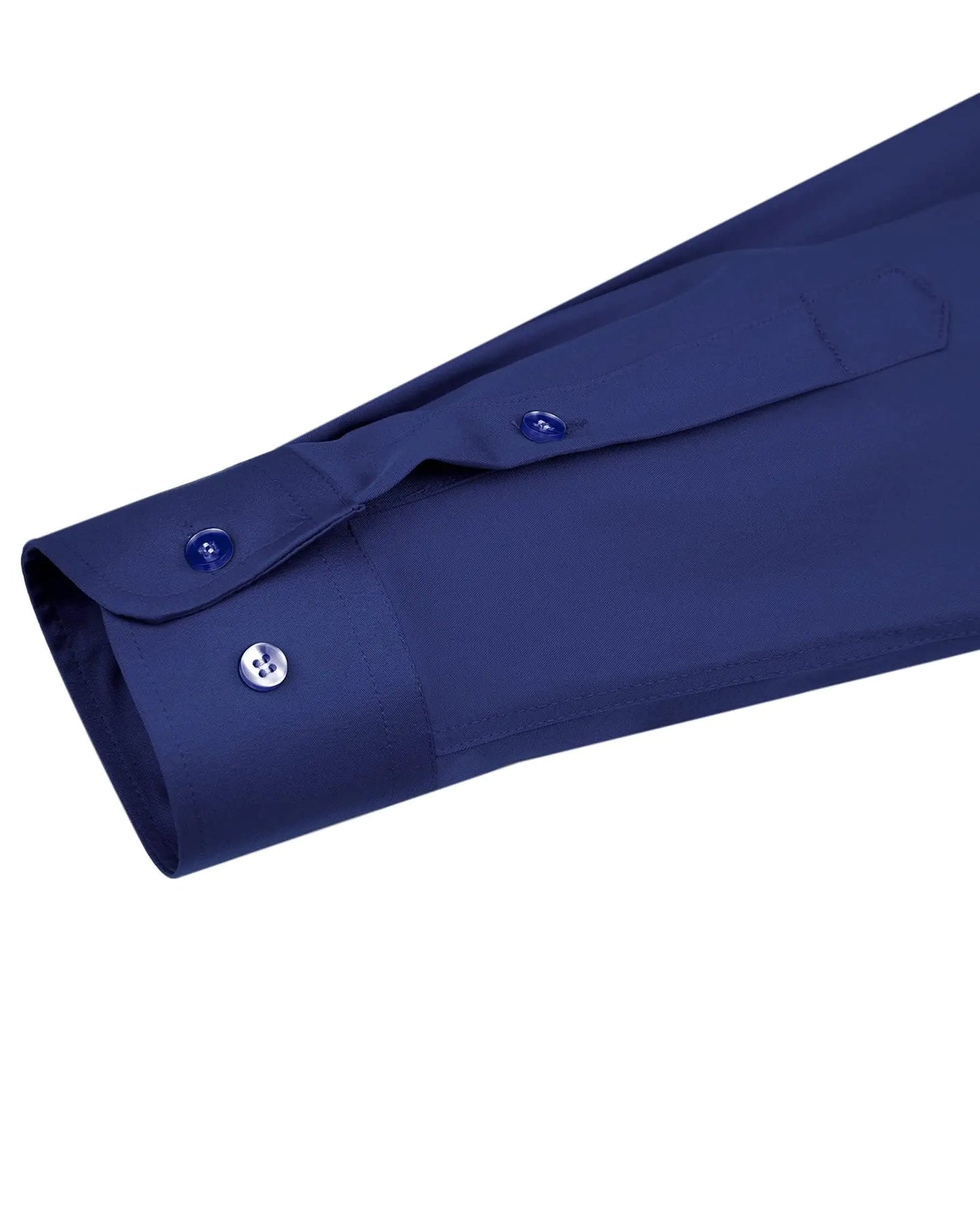 J.VER Boy's Long Sleeve Dress Shirts Solid Stretch Wrinkle-Free Shirt Kids Casual Button Down Shirts Navy Blue 6 Years - # BOAA12510006