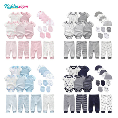 Kiddiezoom Cotton Star | 19-Piece Baby Outfit Set - # BANB11110003