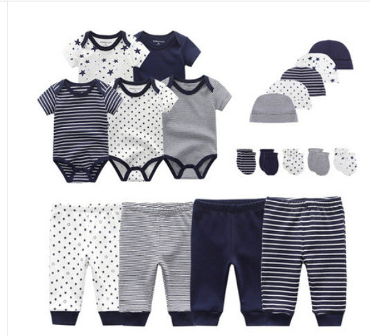 Kiddiezoom Cotton Star | 19-Piece Baby Outfit Set - # BANB11110003