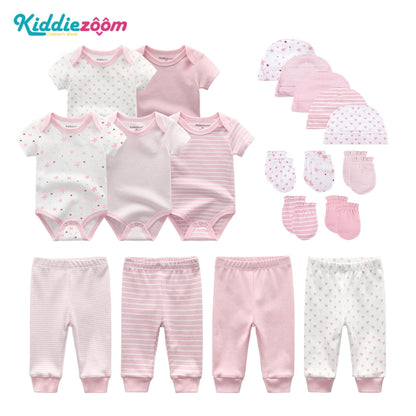 Kiddiezoom Cotton Star | 19-Piece Baby Outfit Set - # BANB11110003
