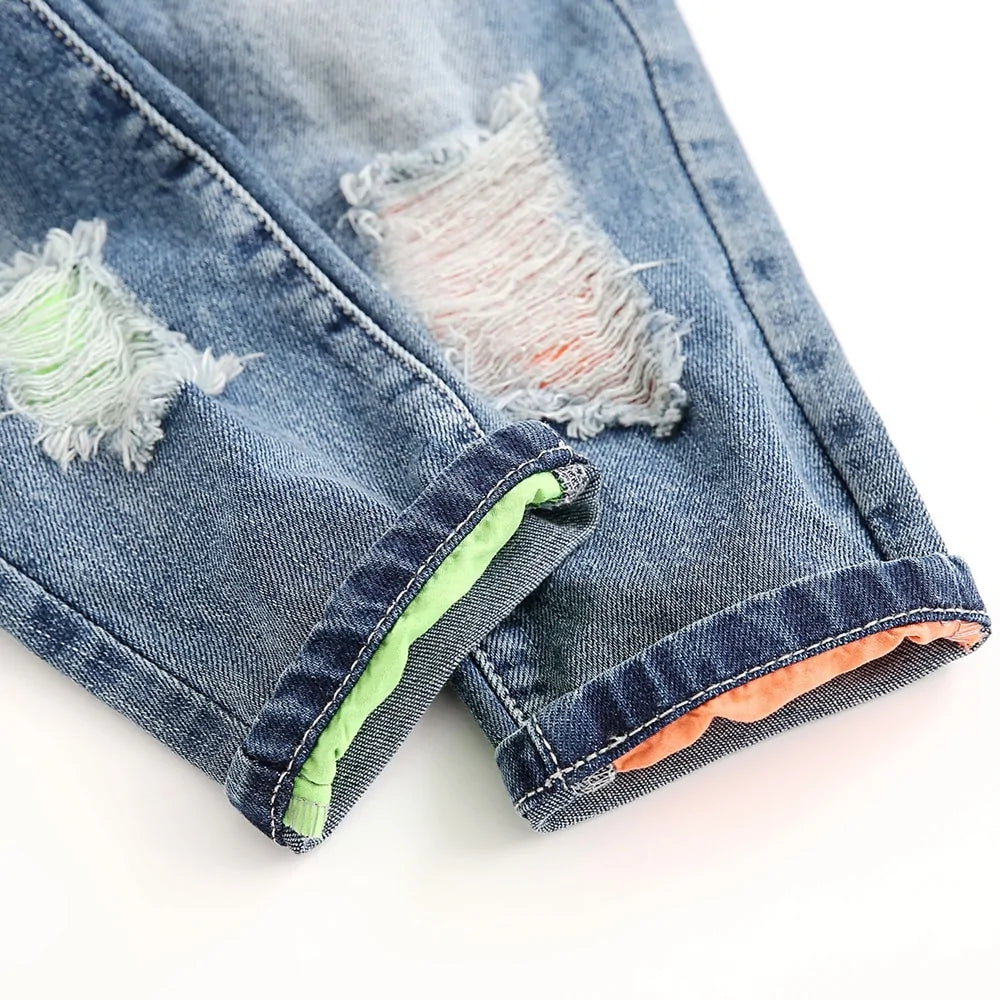 Kids Jeans Baby Rompers - # BAA21610001