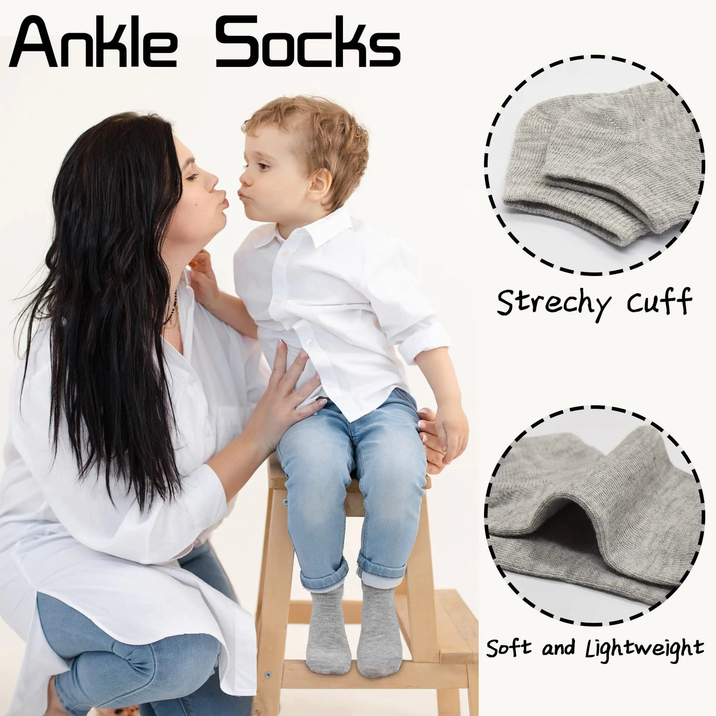 Kids Socks, 25 Pairs Toddler Socks Low Cut for Boys Girls(0-14 Years Old), 25 Pairs Children Ankle Socks Set 10-14 Years #1 Black+white+grey+darkgrey 25pk - # BOAA12810001