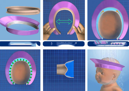 Kids Waterproof Bathing Cap for Infants and Toddlers - # BAGE11210008