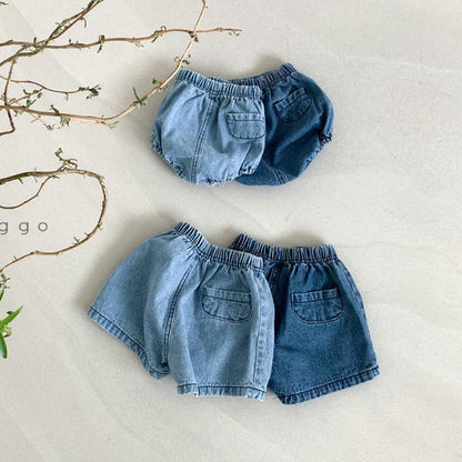 Korean Style Denim | Hot Pants for Summer Infants - # BAAA1B11010009