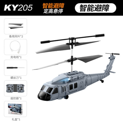 KY205 Black Hawk Helicopter | With Dual Cameras & Obstacle Avoidance - # BAGE81110032-TEENADLT