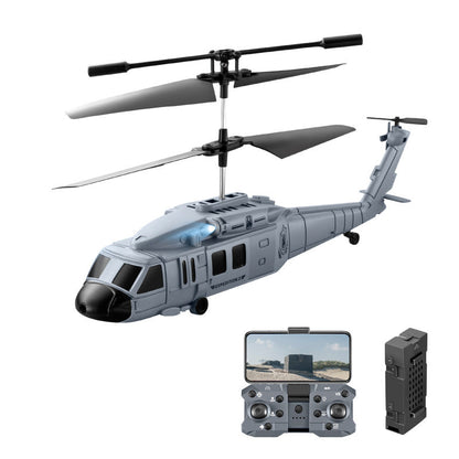 KY205 Black Hawk Helicopter | With Dual Cameras & Obstacle Avoidance - # BAGE81110032-TEENADLT