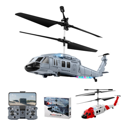 KY205 Black Hawk Helicopter | With Dual Cameras & Obstacle Avoidance - # BAGE81110032-TEENADLT