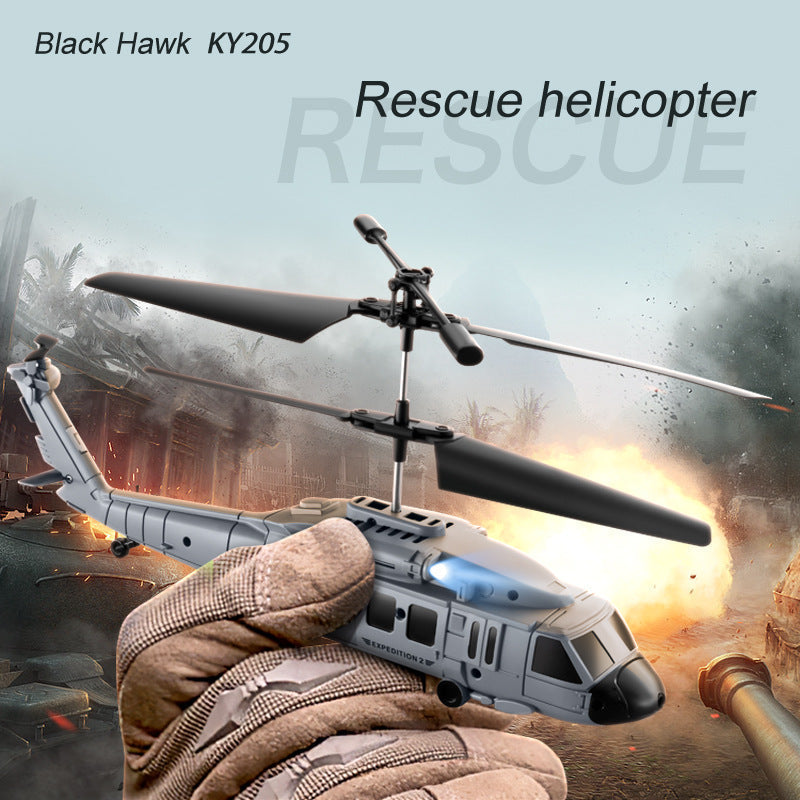 KY205 Black Hawk Helicopter | With Dual Cameras & Obstacle Avoidance - # BAGE81110032-TEENADLT