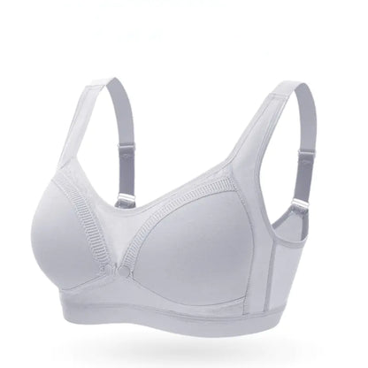 Large Size Cotton Nursing Bra with Front Buckle - # NURSGEA11210109