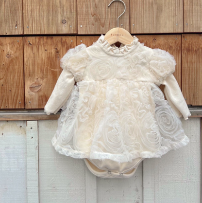 Lauren Romper for Baby Girls with Floral Design | One Set - # BAAA21110049