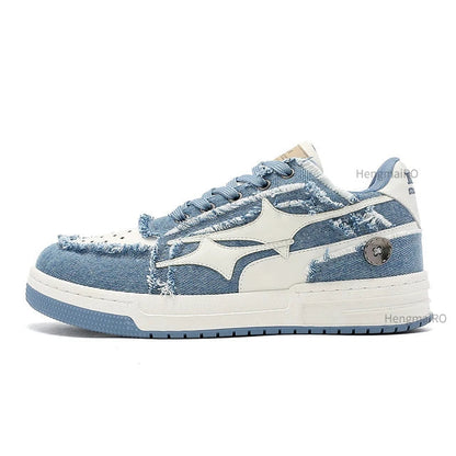 Leather Sneakers Casual Shoes - # BOAA73510010