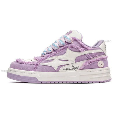 Leather Sneakers Casual Shoes - # BOAA73510010