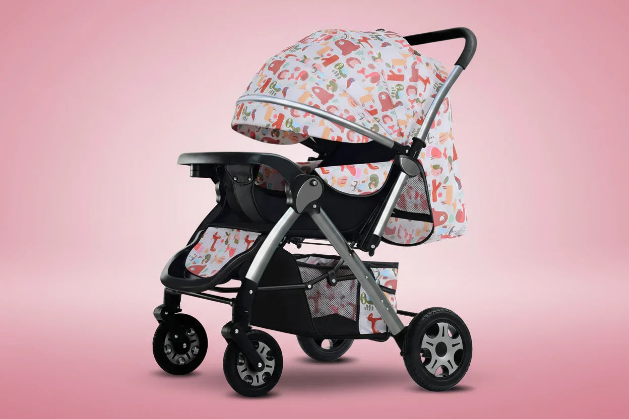 Lightweight Convertible Baby Stroller with One-Click Fold - # BAGEG11010011