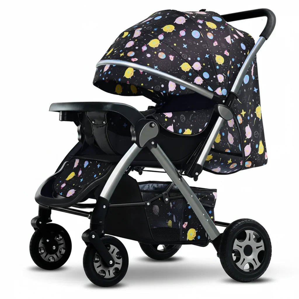 Lightweight Convertible Baby Stroller with One-Click Fold - # BAGEG11010011