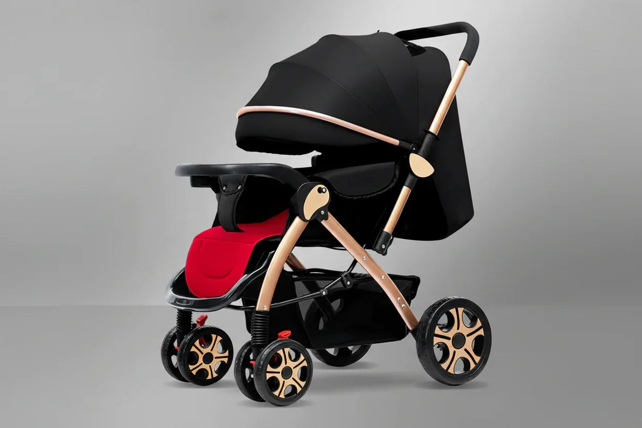 Lightweight Convertible Baby Stroller with One-Click Fold - # BAGEG11010011