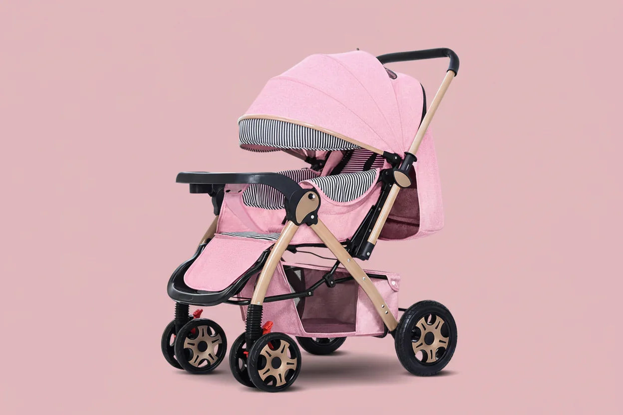 Lightweight Convertible Baby Stroller with One-Click Fold - # BAGEG11010011