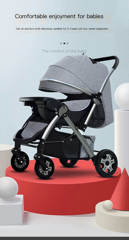 Lightweight Convertible Baby Stroller with One-Click Fold - # BAGEG11010011