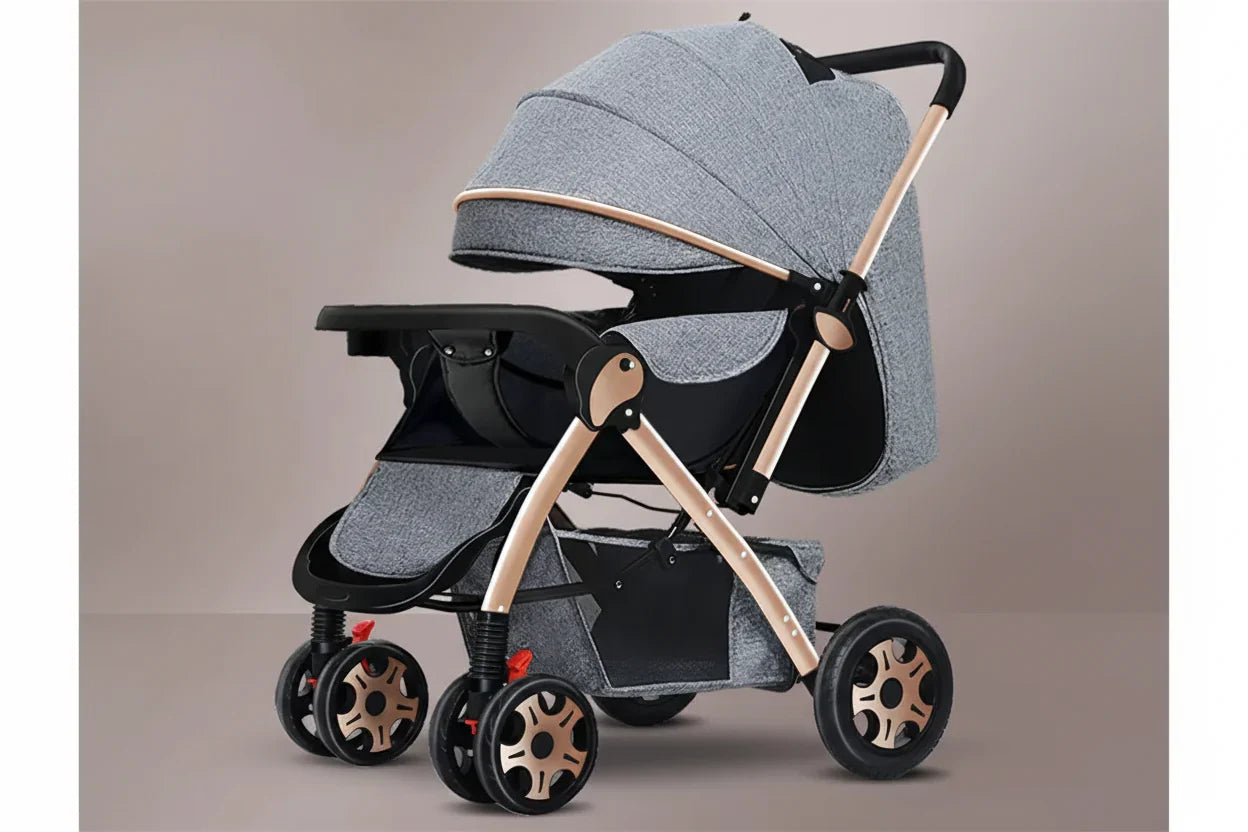 Lightweight Convertible Baby Stroller with One-Click Fold - # BAGEG11010011
