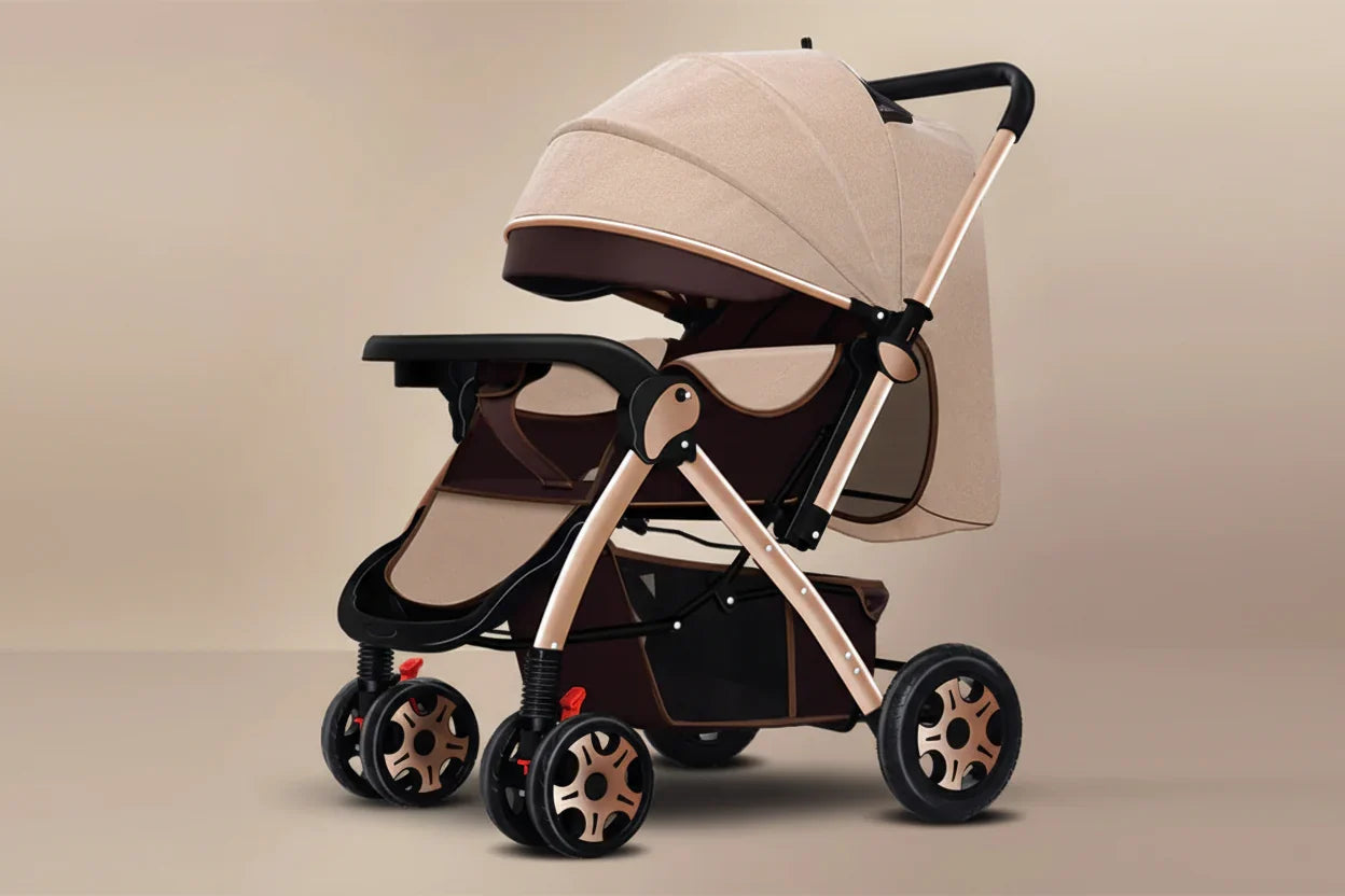 Lightweight Convertible Baby Stroller with One-Click Fold - # BAGEG11010011
