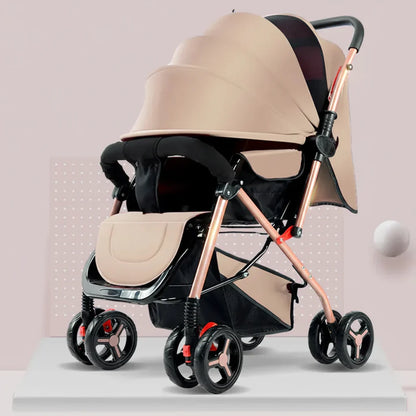 Lightweight Convertible Baby Stroller with One-Click Fold - # BAGEG11010011