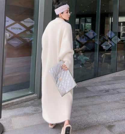 Long Cozy Chunky Knit Cardigan for Women - # WOAA21510023-PRG