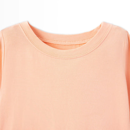 Peach Fuzz Long Sleeve Bamboo Pajama Set