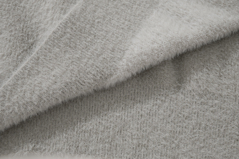 Loose Jacquard Round Neck Sweater | For Men - # BOAA13510049 & BOAA12510013
