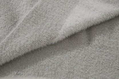 Loose Jacquard Round Neck Sweater | For Men - # BOAA13510049 & BOAA12510013