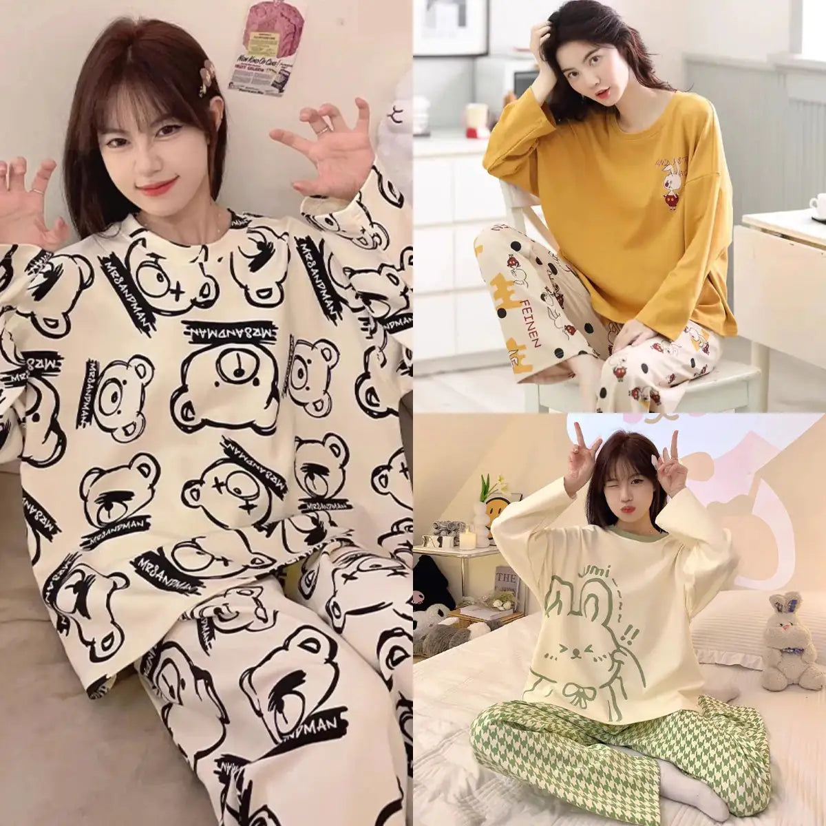 Maternity Pajama Set - # WOAA21710001-PRG
