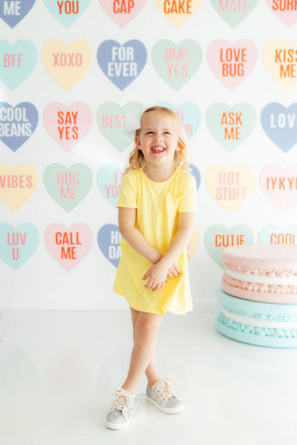 Yellow T-Shirt Dress