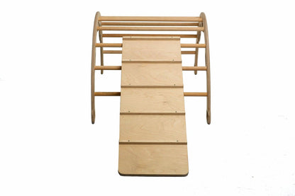 Montessori Arch Rocker with Ramp and Pillow-3