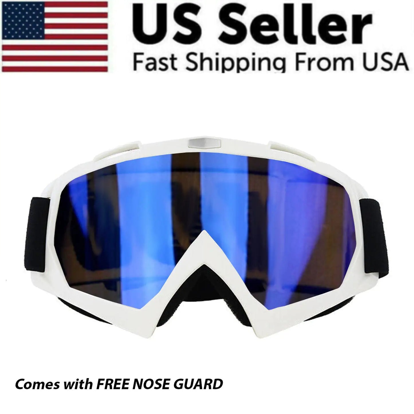 Motocross Goggles | Racing Off-Road | Dirt Bike | ATV | UTV | BMX | MX | XC | Motorcycle Eyewear - # BOAA221810001