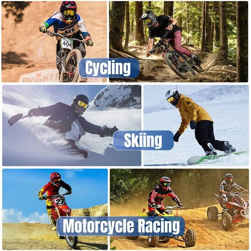 Motocross Goggles | Racing Off-Road | Dirt Bike | ATV | UTV | BMX | MX | XC | Motorcycle Eyewear - # BOAA221810001