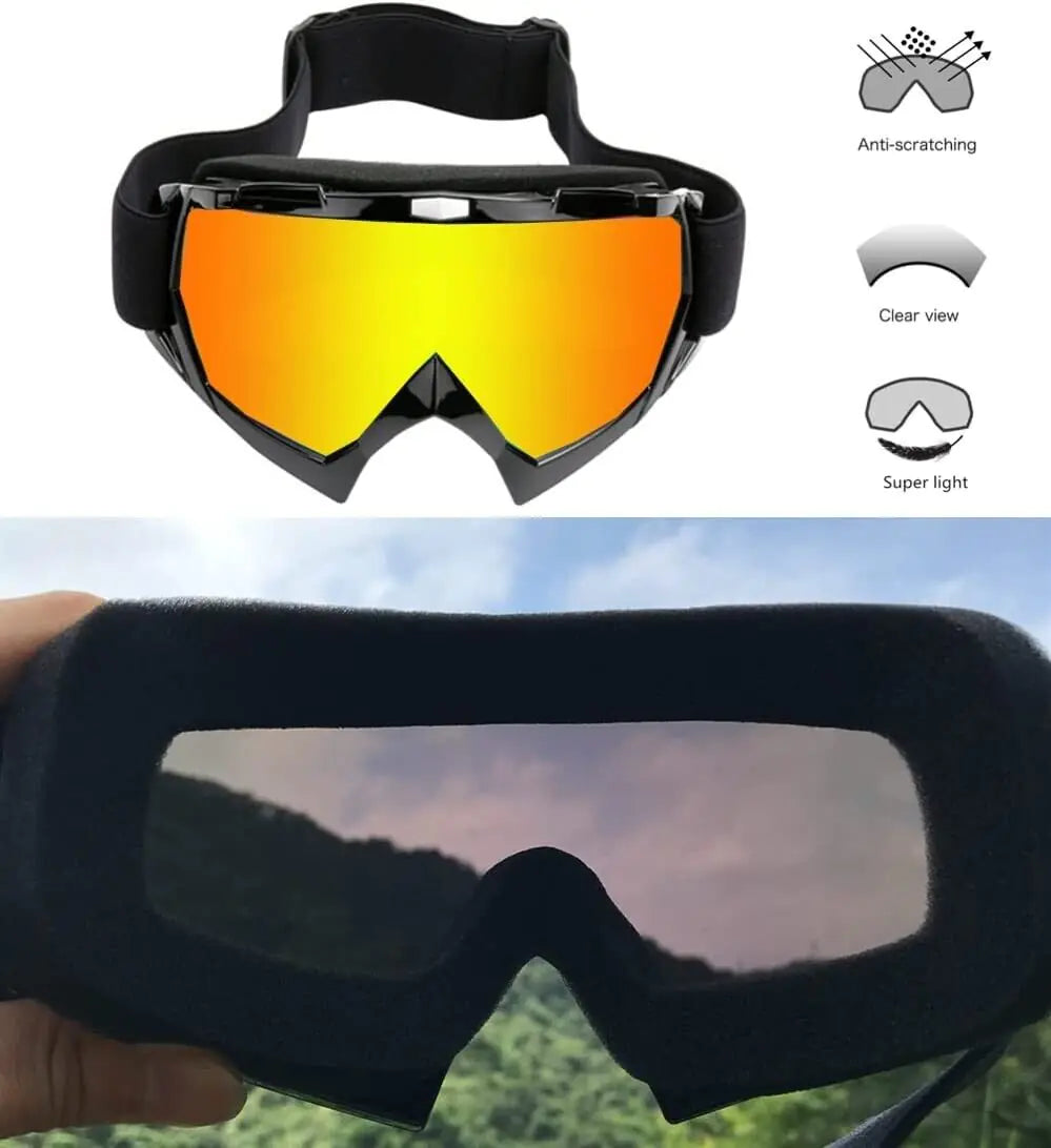 Motocross Goggles | Racing Off-Road | Dirt Bike | ATV | UTV | BMX | MX | XC | Motorcycle Eyewear - # BOAA221810001