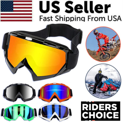 Motocross Goggles | Racing Off-Road | Dirt Bike | ATV | UTV | BMX | MX | XC | Motorcycle Eyewear - # BOAA221810001