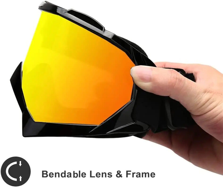 Motocross Goggles Racing Off-Road Dirt Bike ATV UTV BMX MX XC Motorcycle Eyewear - # BOAA231810001